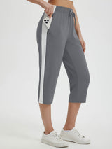 High Rise Tapered Capris