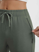 High Rise Tapered Capris