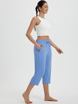High Rise Tapered Capris