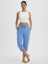 High Rise Tapered Capris