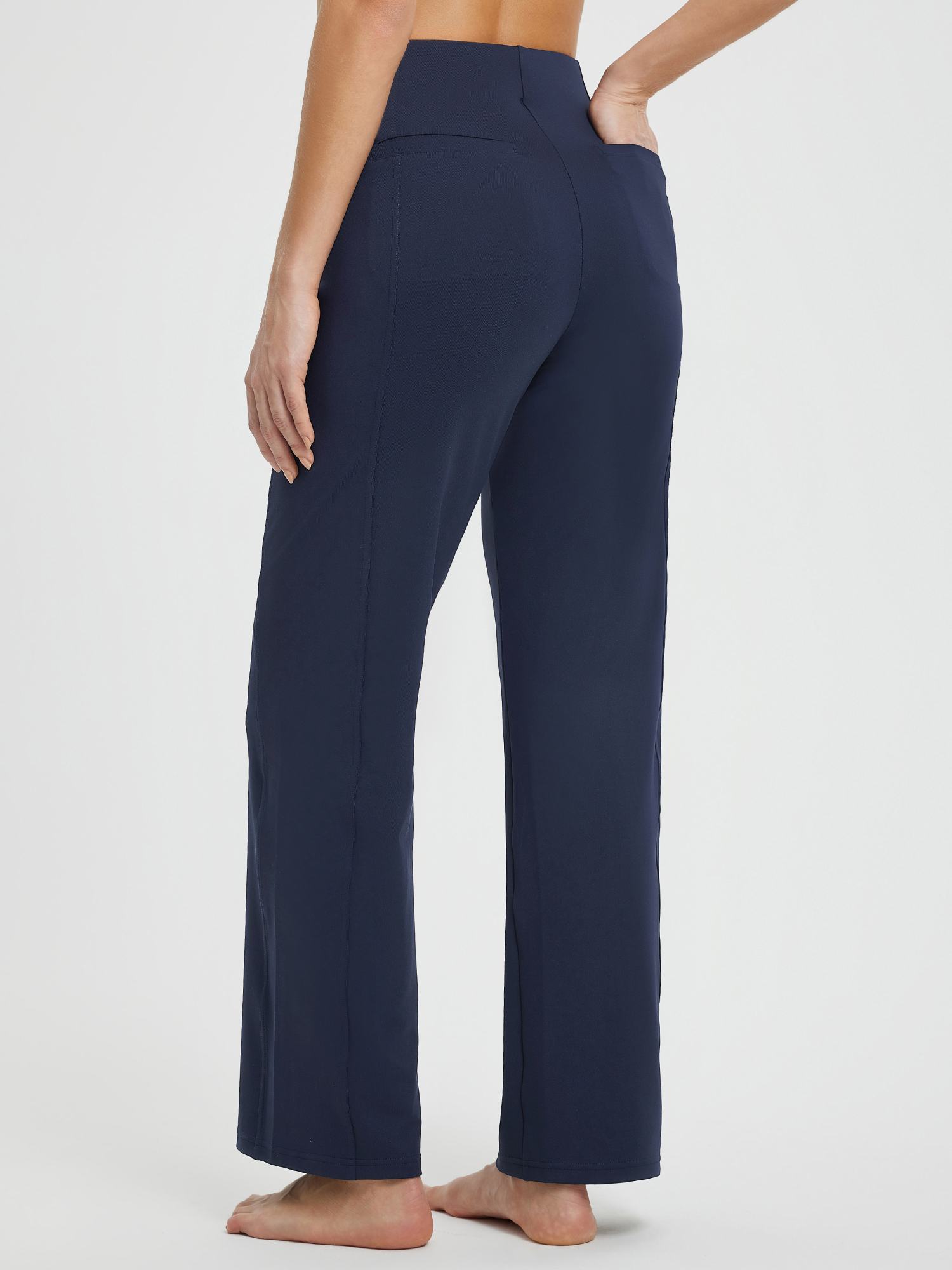 Yoga Commuter High-Waisted Wide-Leg Pants