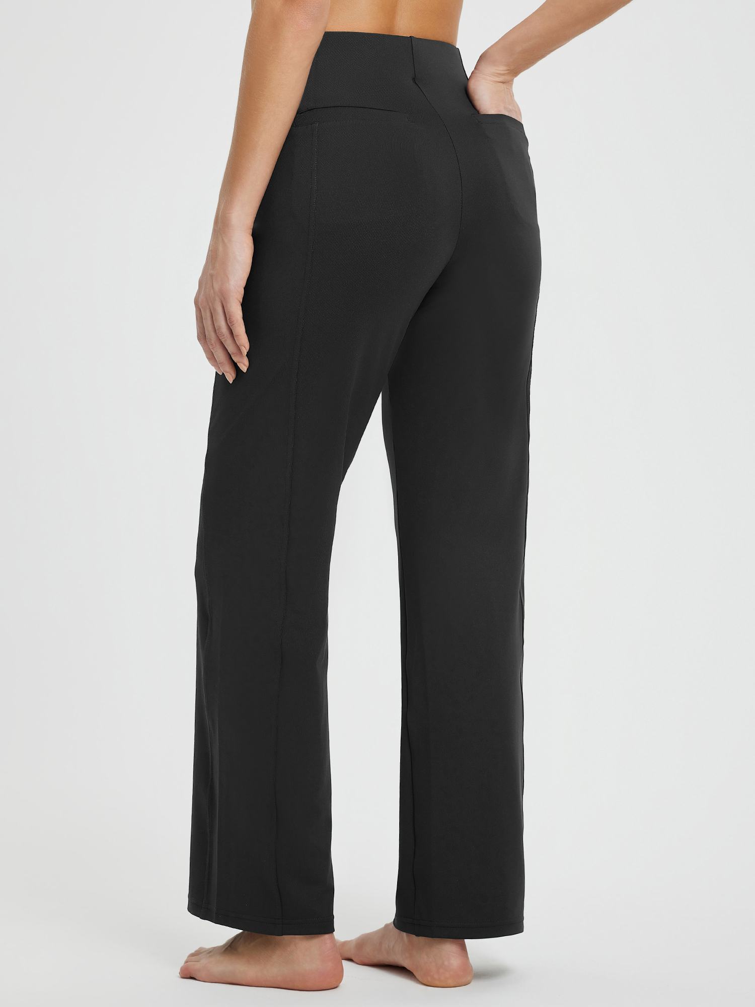 Yoga Commuter High-Waisted Wide-Leg Pants