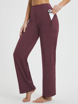 Yoga Commuter High-Waisted Wide-Leg Pants