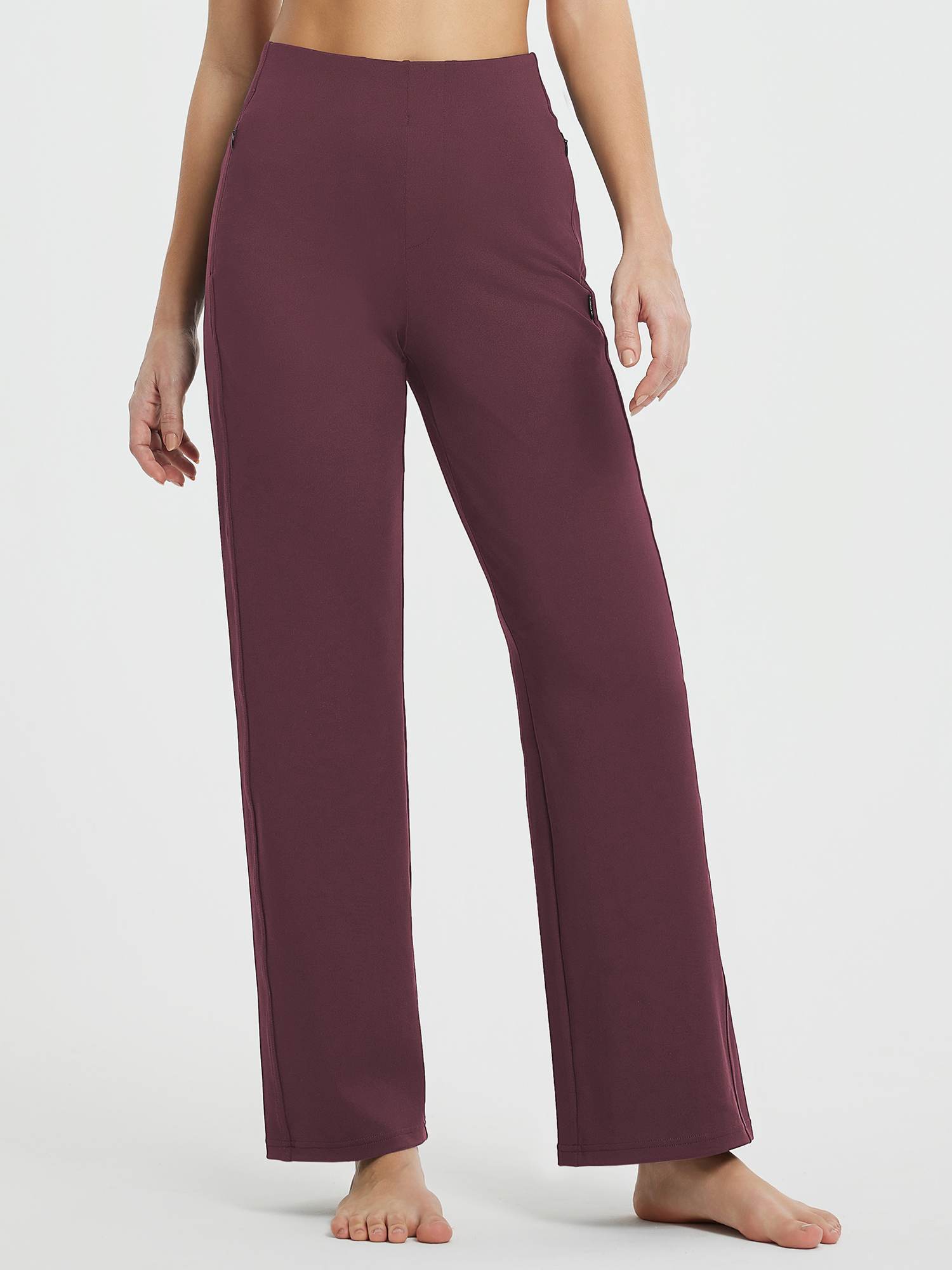 Yoga Commuter High-Waisted Wide-Leg Pants