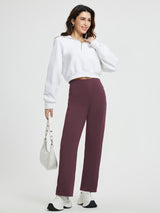 Yoga Commuter High-Waisted Wide-Leg Pants