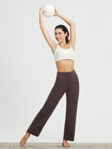 Yoga Commuter High-Waisted Wide-Leg Pants