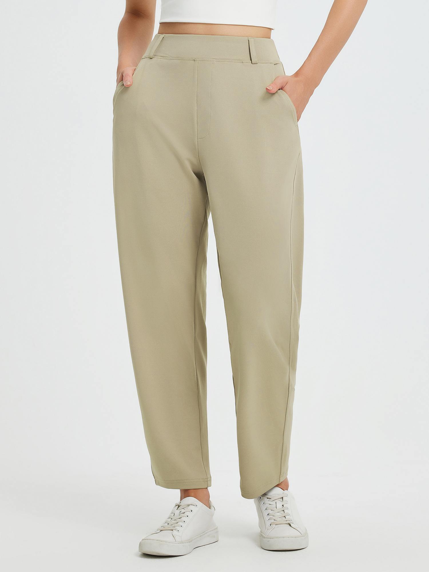 Yoga High-Waisted Cocoon Tapered Pants