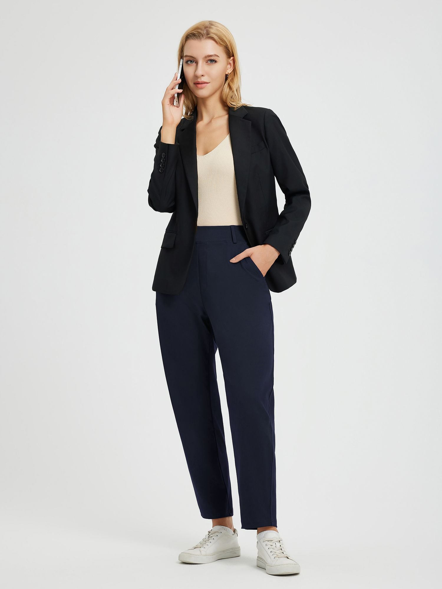Yoga High-Waisted Cocoon Tapered Pants