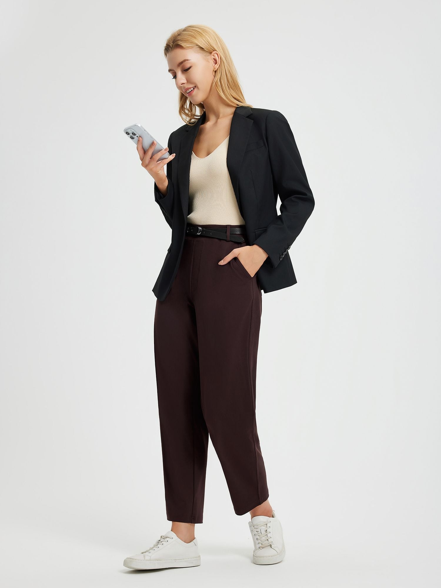 Yoga High-Waisted Cocoon Tapered Pants