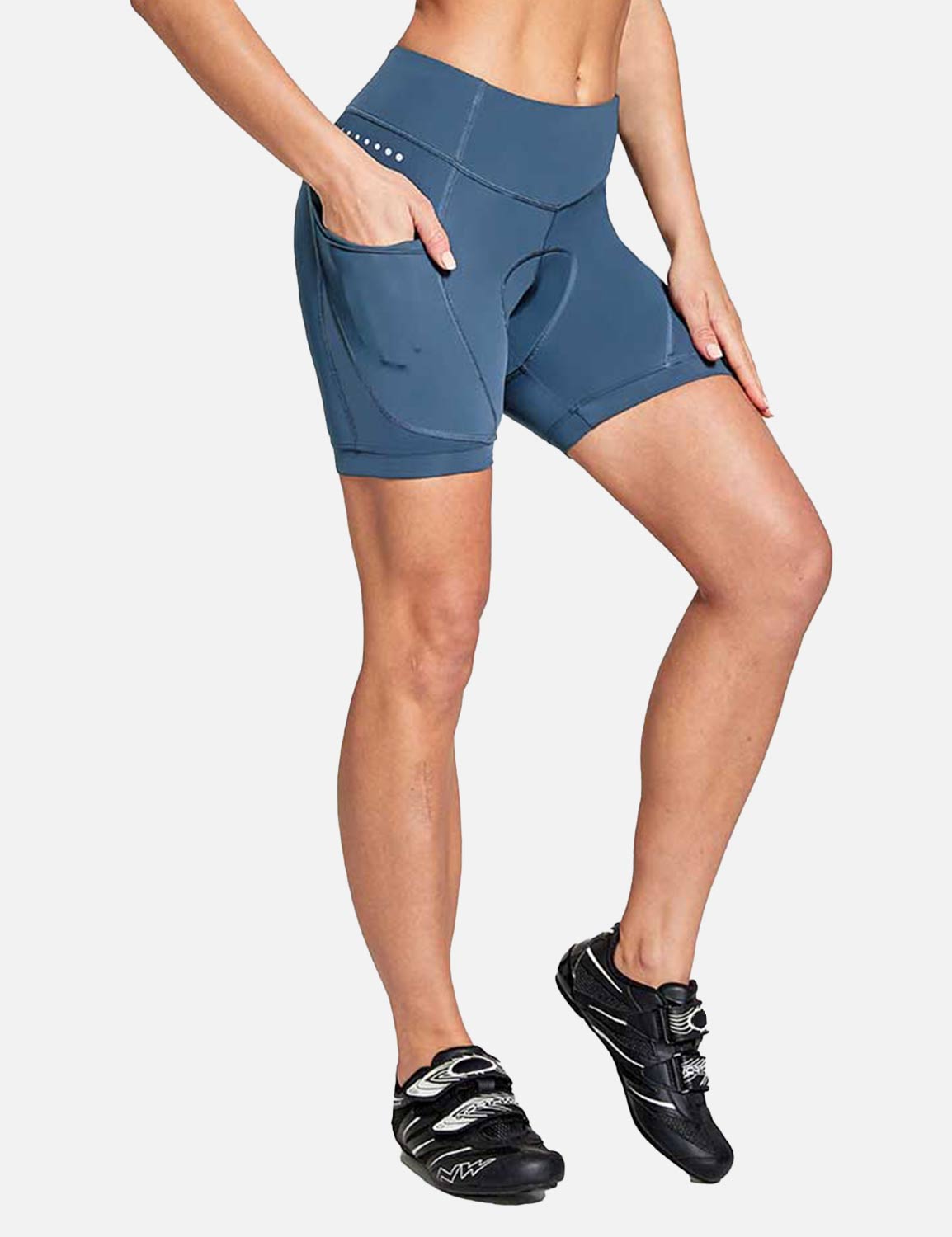 Women's V-Waist Padded Cycling Shorts