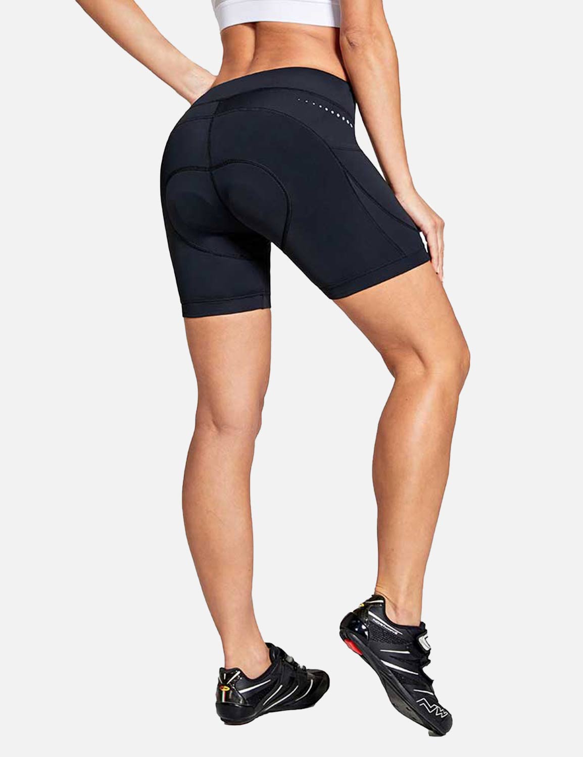 Women's V-Waist Padded Cycling Shorts