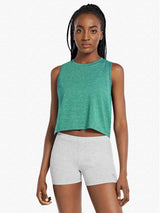 Women's Sleeveless Crop Running Tank