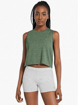 Women's Sleeveless Crop Running Tank