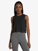 Women's Sleeveless Crop Running Tank