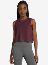Women's Sleeveless Crop Running Tank