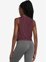Women's Sleeveless Crop Running Tank