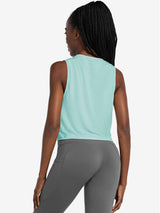 Women's Sleeveless Crop Running Tank