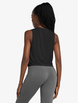 Women's Sleeveless Crop Running Tank