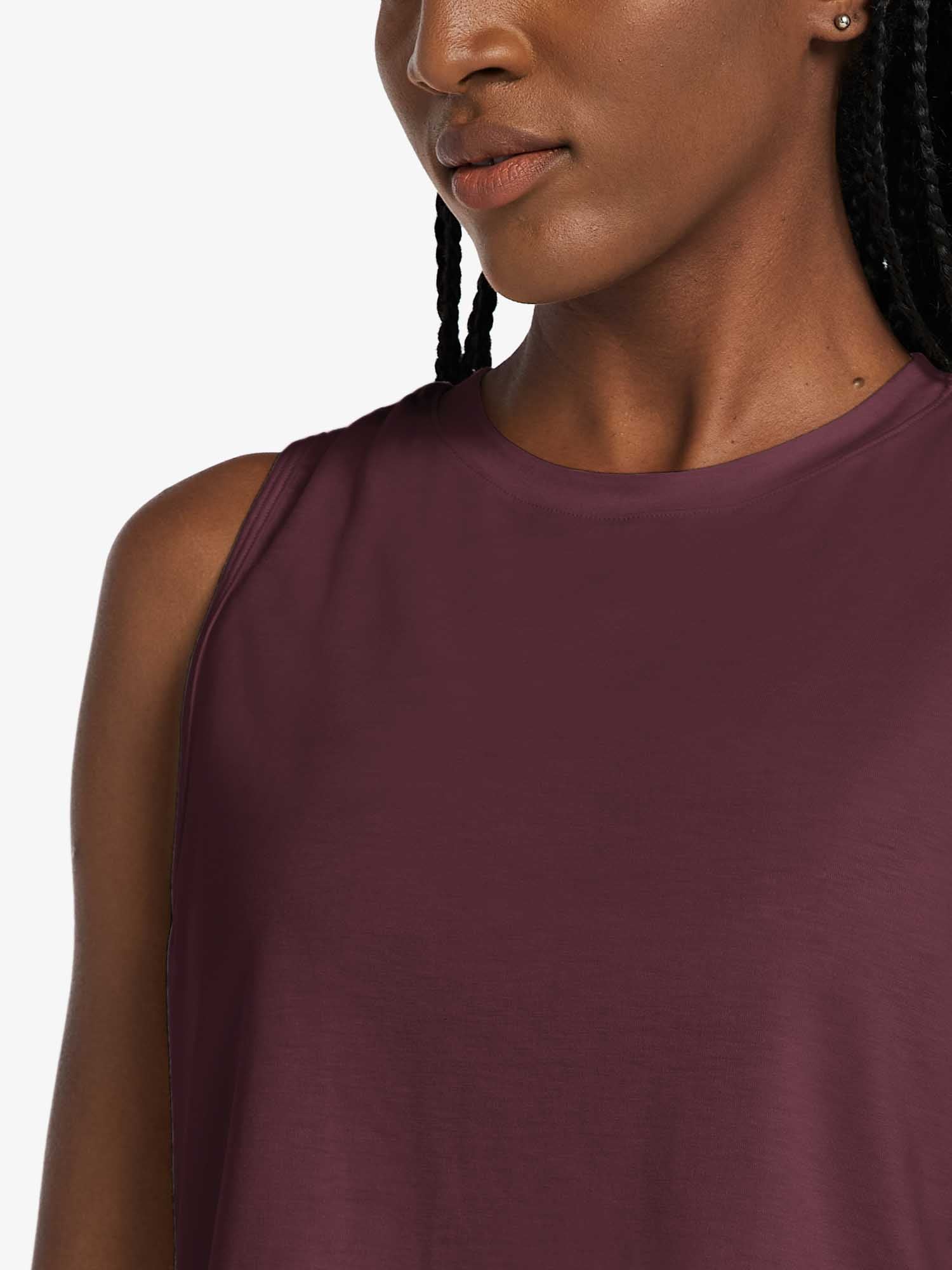 Women's Sleeveless Crop Running Tank