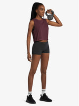 Women's Sleeveless Crop Running Tank