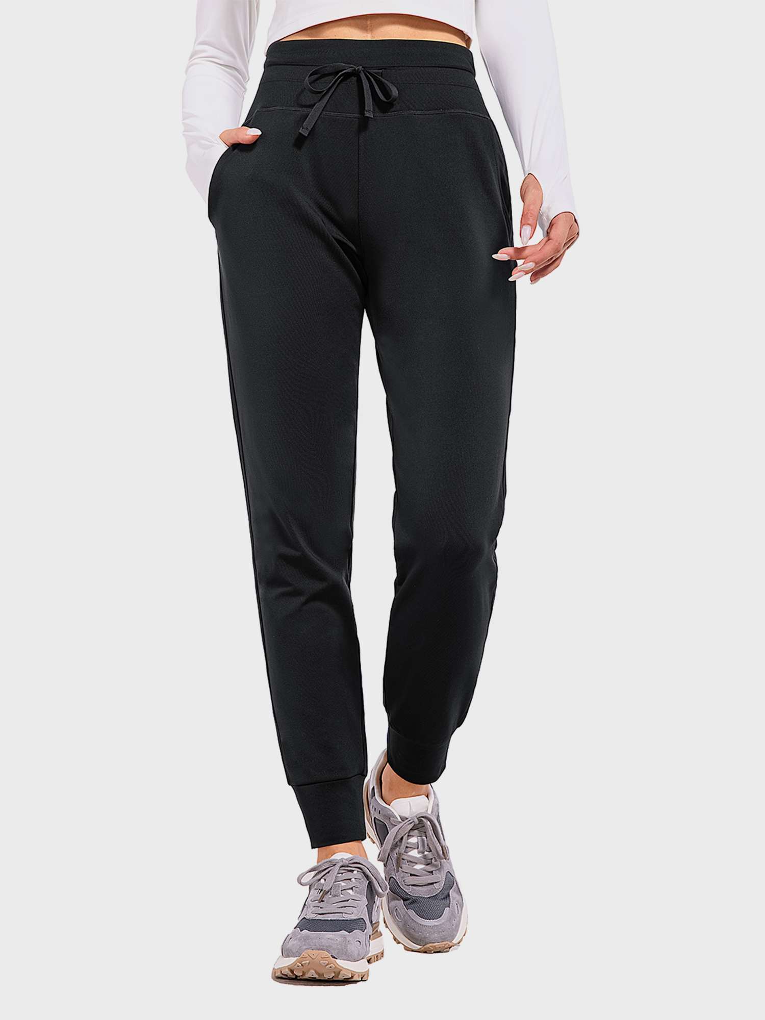 Laureate Thermal Tapered Joggers (Petite)