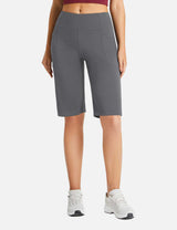 Baleaf Women's Flyleaf Pull-On Bermuda Shorts dbd005 Grey Main