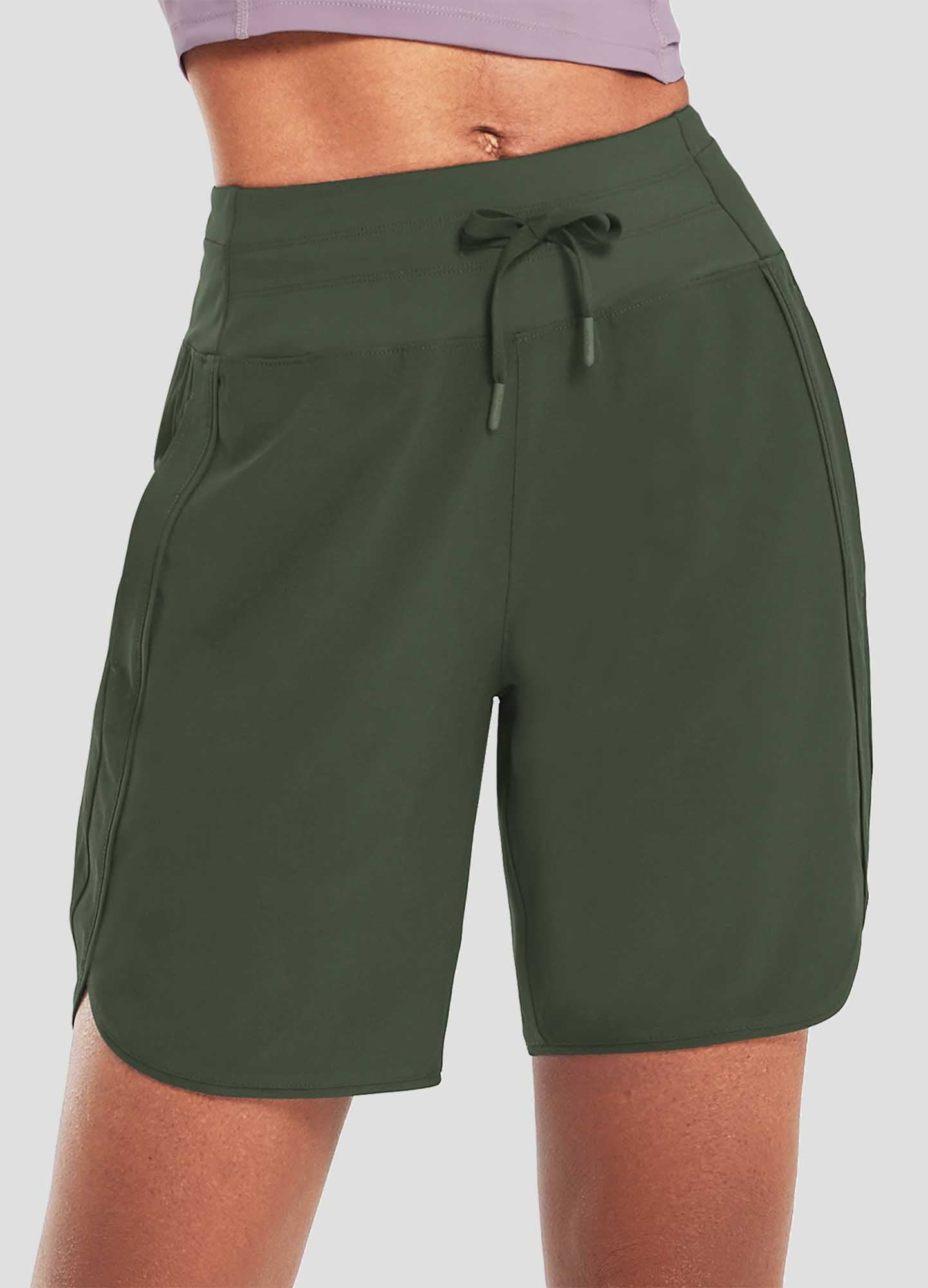 Women's 7' High-Waisted Quick-Dry Running Shorts