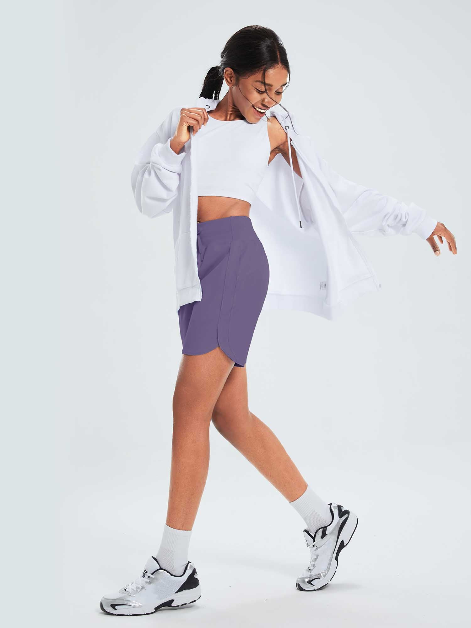 Women's 7' High-Waisted Quick-Dry Running Shorts