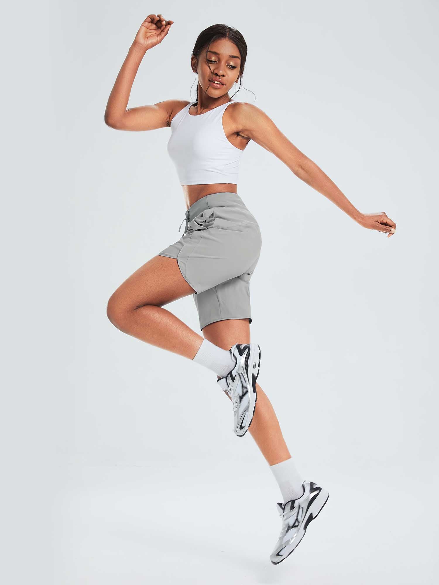 Women's 7' High-Waisted Quick-Dry Running Shorts