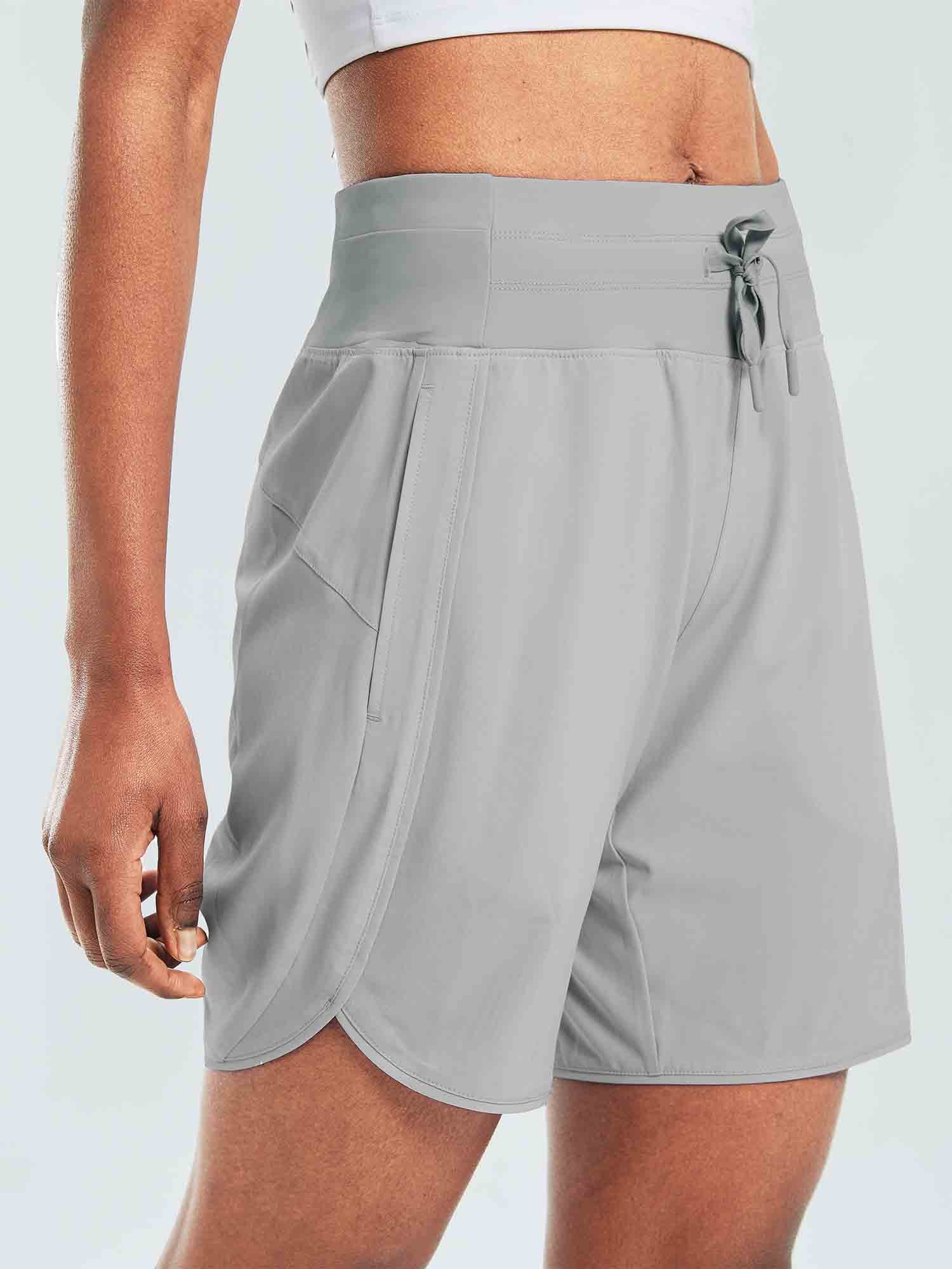 Women's 7' High-Waisted Quick-Dry Running Shorts