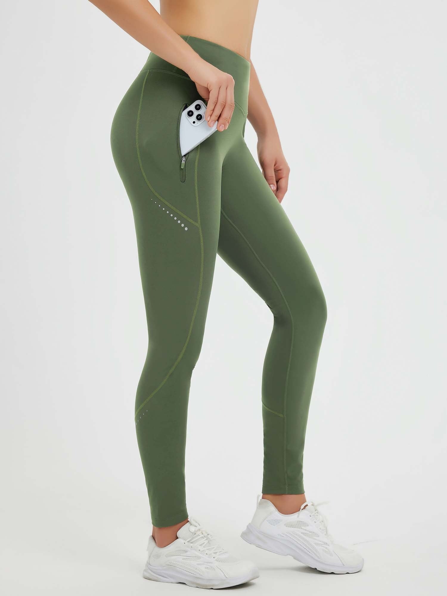 Cycling Waterproof Seamless Fleece Leggings