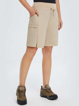 9" Elastic-waisted shorts