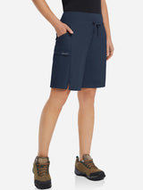 9" Elastic-waisted shorts