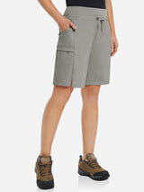 9" Elastic-waisted shorts