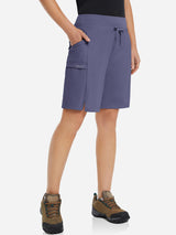 9" Elastic-waisted shorts