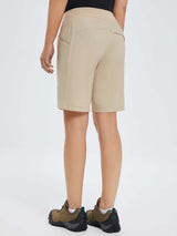9" Elastic-waisted shorts