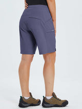 9" Elastic-waisted shorts