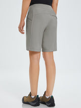 9" Elastic-waisted shorts