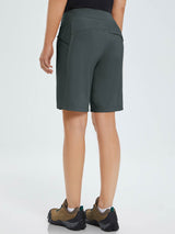 9" Elastic-waisted shorts