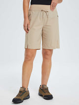 9" Elastic-waisted shorts