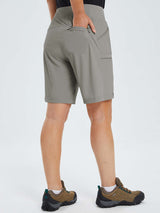 9" Elastic-waisted shorts