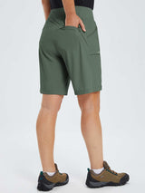 9" Elastic-waisted shorts