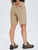 9" Elastic-waisted shorts