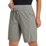 9" Elastic-waisted shorts