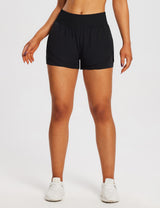 Baleaf Women's Laureate High Rise 2-in-1 Shorts ebd011 Anthracite Main