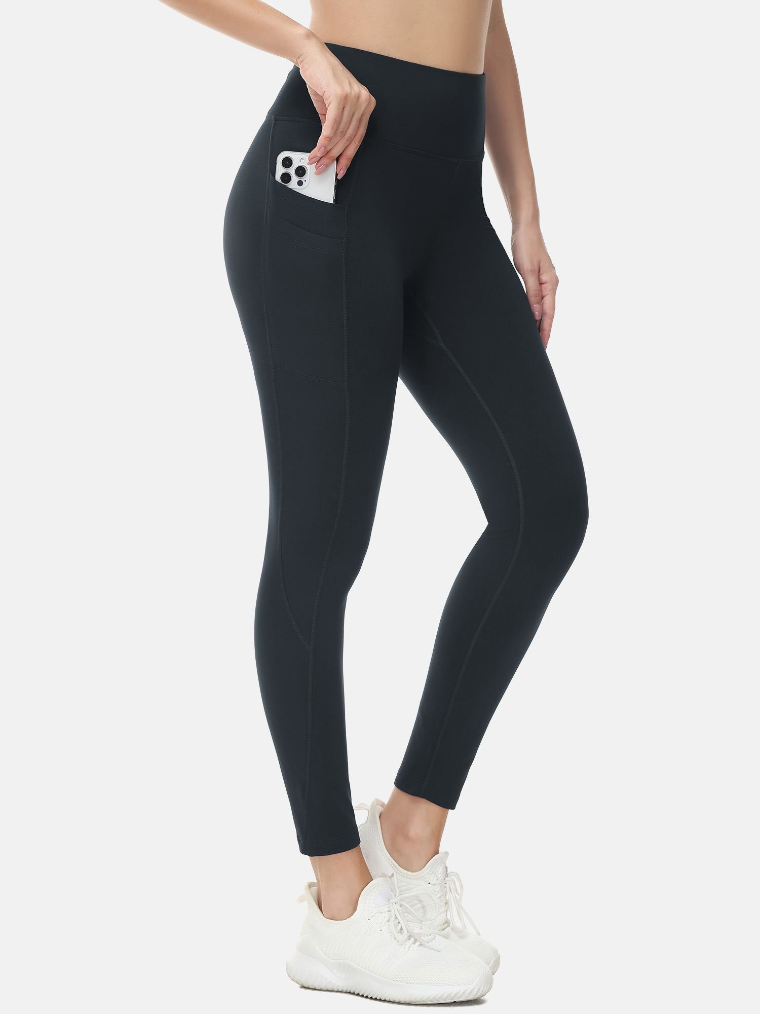 Fleece-Lined Water-Resistant Running Leggings