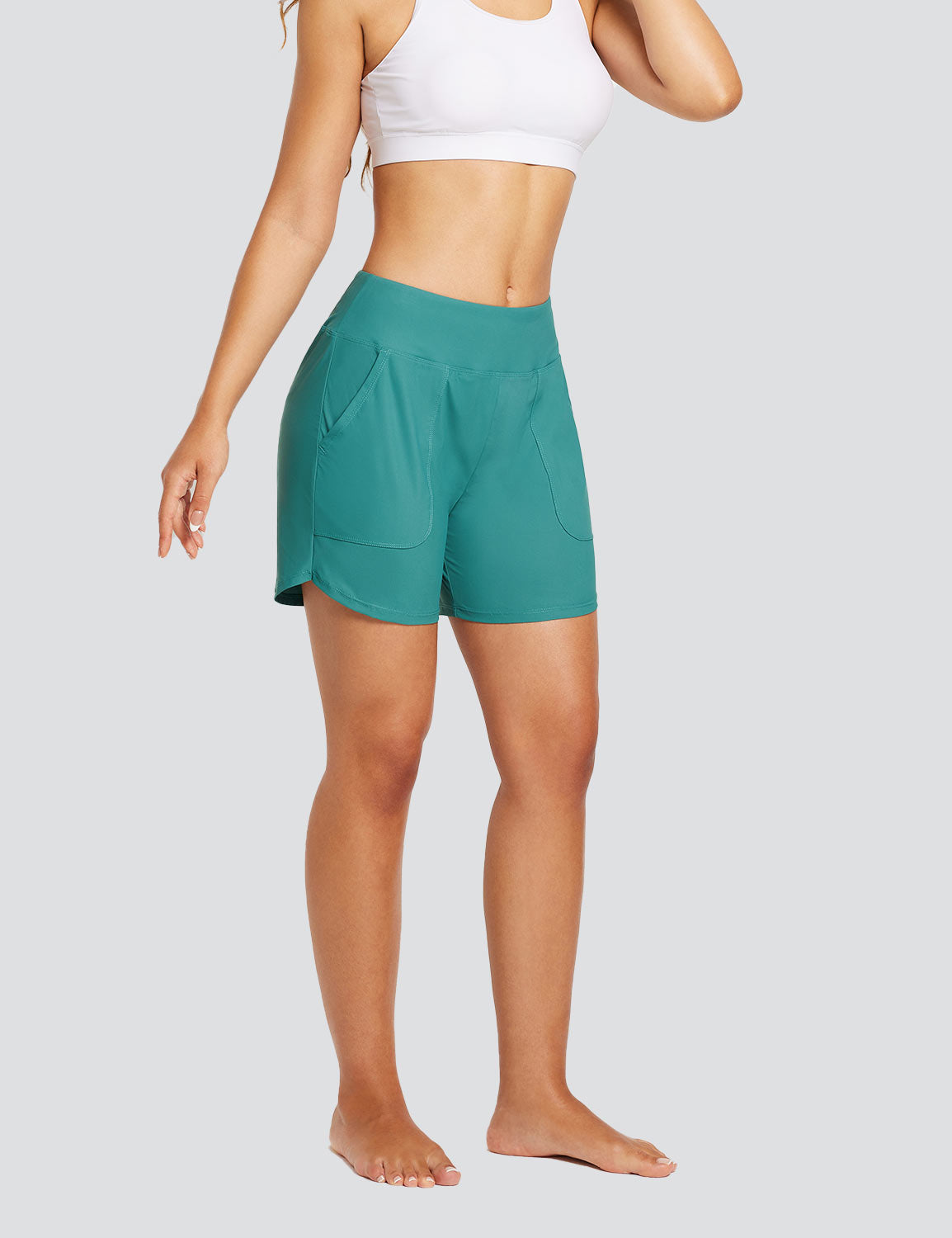 Flyleaf 5" UPF 50+ High-Rise Swim Shorts