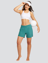 Flyleaf Women's 5' UPF 50+ High-Rise Swim Shorts