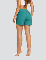 Flyleaf Women's 5' UPF 50+ High-Rise Swim Shorts