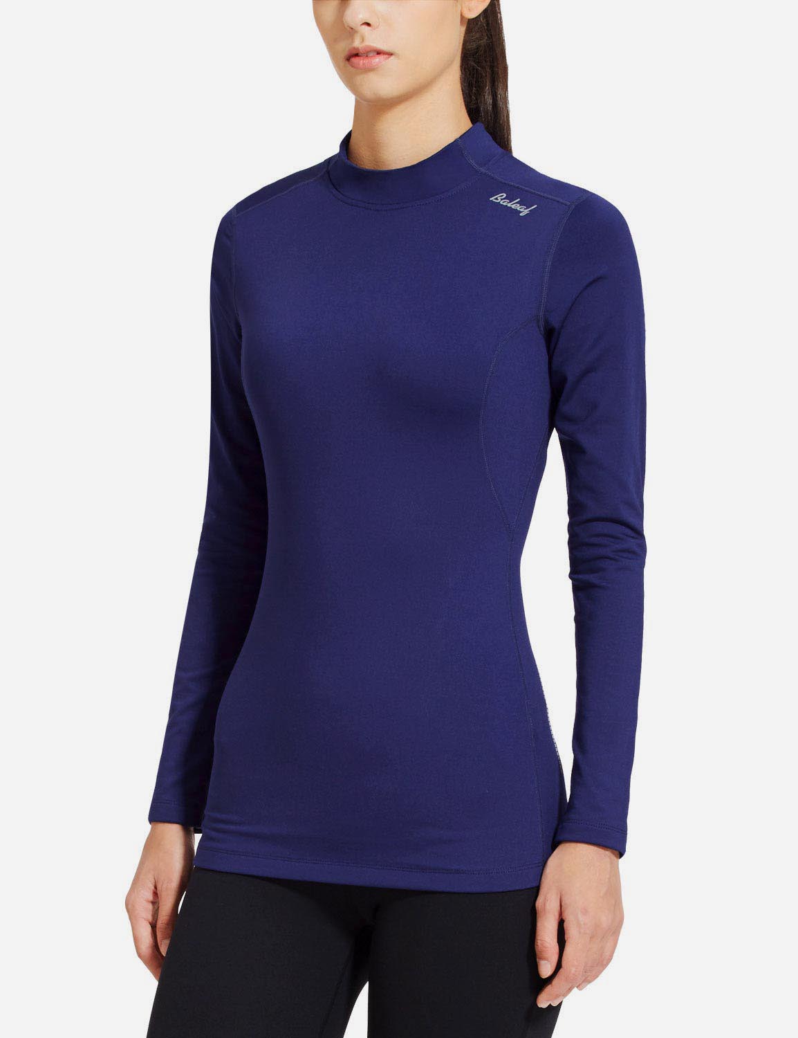 BALEAF Women's Long Sleeve Workout Tops Compression Running Shirts
